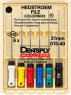 Hedstroem File (H-File) Colorinox, 31 мм (Dentsply) Хедстрем файли, 6 шт (копія)