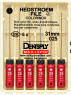 Hedstroem File (H-File) Colorinox, 31 мм (Dentsply) Хедстрем файли, 6 шт (копія)