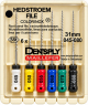 Hedstroem File (H-File) Colorinox, 31 мм (Dentsply) Хедстрем файли, 6 шт (копія)