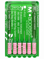 K-File M-Access, 21 мм (Dentsply) Ручні дрильбори, 6 шт (оригінал)