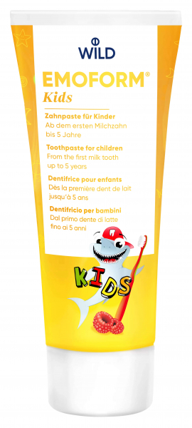 Детская зубная паста Wild Pharma EMOFORM Kids, 75 мл