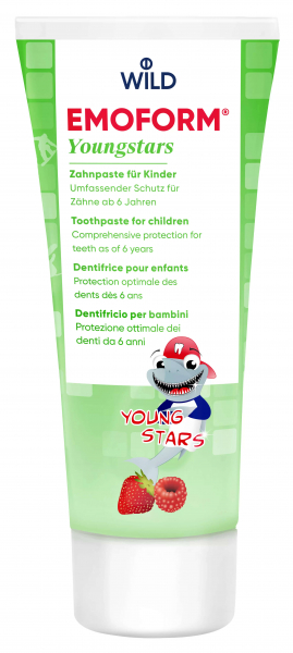 Детская зубная паста Wild Pharma EMOFORM Youngstars, 75 мл