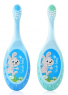 Детская зубная щетка Brush-baby Flossbrush, Blue-Teal (от 0 до 3 лет) 2 шт