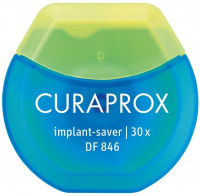 Нитка міжзубна нейлонова Curaprox Implant-saver (30 м) DF 846