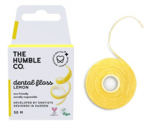 Зубна стрічка-флос Humble (лимон) 50 м DF002
