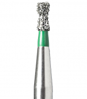 DI-41C (Mani) Алмазний бор, подвійний зворотний конус, ISO 032/011, зелений