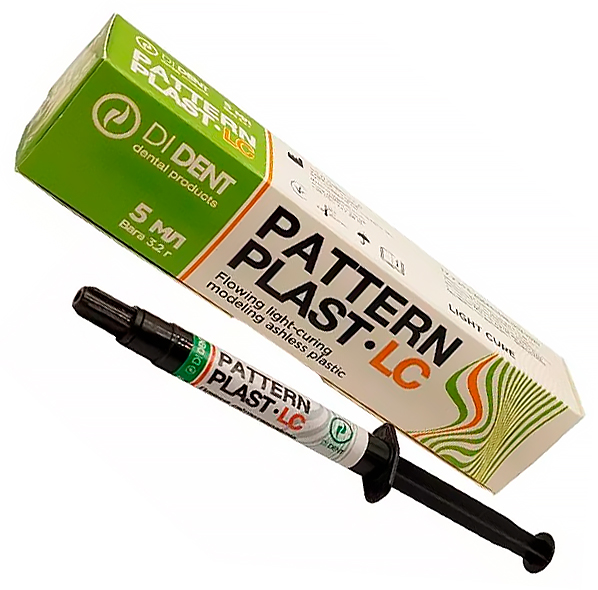 Pattern Plast LC (DIDENT) Фотополимерная беззольная пластмасса, 5 мл