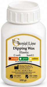 DIPPING WAX ELASTIC HARD, оранжевый (Distrident Plus) Воск погружной, 100 г