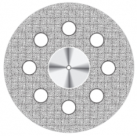 Диск алмазний Edenta 350.524.220, двосторонній на дискоутримувачі