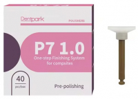 Диск силіконовий полірувальний Dentpark із пластиковим тримачем (DPW1301)