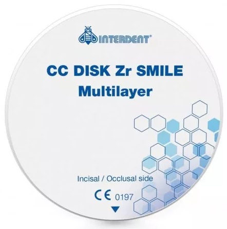 Диск Zr Interdent SMILE Multilayer, 18 мм