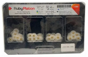 Диски полировальные Incidental RubbyPlaton, 12,7 мм (80 шт)