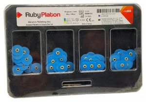 Диски полировальные Incidental RubbyPlaton, 12,7 мм (80 шт)