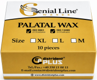 DistriWax Palatal Wax (Distrident Plus) Пластины восковые небные, 10 шт