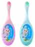 Детская зубная щетка Brush-baby Flossbrush, Pink-Teal (от 0 до 3 лет) 2 шт
