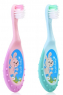 Детская зубная щетка Brush-baby Flossbrush, Pink-Teal (от 0 до 3 лет) 2 шт