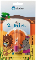 Детские песочные часы Miradent, 2 минуты, розовые
