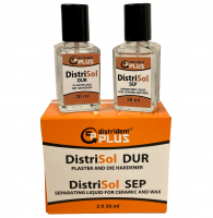 Жидкость для изоляции керамики от гипса Distrident DistriSol Dur+Sep (2x30 мл)