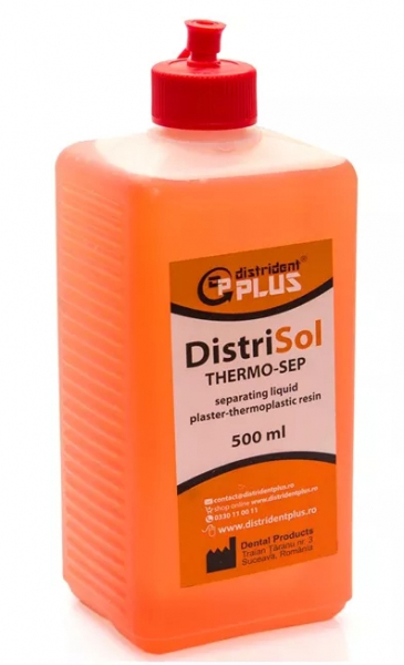 Рідина для ізоляції термопластмаси від гіпсу Distrident DistriSol Thermo Sep (500 мл)