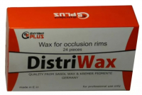 Прикусные восковые валики в форме челюсти Distrident Plus Distriwax Wax For Occlusion Rims (24 шт)