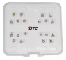 Брекеты DTC Roth mini Bright 0,22 с крючками B22-24 (20 шт верх + низ)