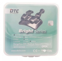 Брекеты DTC Roth mini Bright 0,18 с крючками B21-24 (20 шт верх + низ)