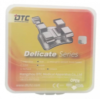 Брекеты DTC Roth Delicate 0,18 с крючками D21-44 (20 шт верх + низ)