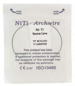 Дуга Niti DTC реверсионная N341-14U (0,014 верхняя челюсть, 2 шт)