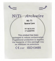 Дуга Niti DTC реверсионная N341-16U (0,016 верхняя челюсть, 2 шт)