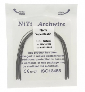 Дуга Niti DTC супереластична натуральна N141-12U (0,012 верхня щелепа, 10 шт)