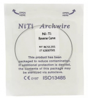 Дуга Niti DTC реверсионная N341-1622L (0,016 x 0,022 нижняя челюсть, 2 шт)