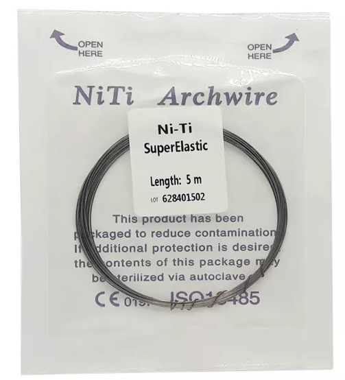 Проволока лигатурная DTC Niti A502-12 (0,31 мм x 5 м)