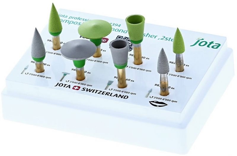 Двоступенева система алмазного полірування Jota Professional Kit 1394 для фінішної обробки
