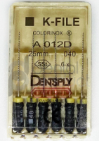 K-File Colorinox, 25 мм (Dentsply) Ручні дрильбори (копія)