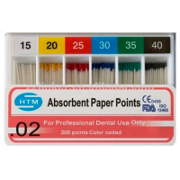 Штифти Паперові HTM Absorbent Paper Points (200 шт)