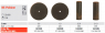 Диск для хромокобальтовых сплавов Edenta NE-Polisher 1001UM, коричневый (d-220 мм, L-3 мм)