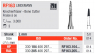 Фреза хірургічна Edenta RF163.205.014 (Lindemann)