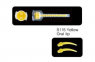 Насадка Seil Global NEW 1:1 (жовта для змішування А-силіконів у картриджах, 50 шт)