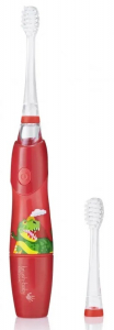 Електрична зубна щітка Brush-baby KidzSonic, Діно (3+)