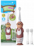 Електрична зубна щітка Brush-baby Sonic Toothbrush, Мавпа (0-10 років)