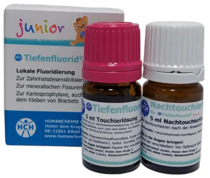 Емаль герметизуючий ліквід Humanchemie JUNIOR (Tiefenfluorid JUNIOR)
