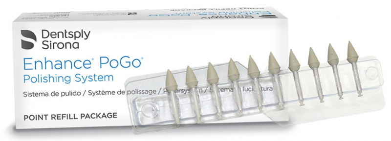 Enhance PoGo, конус (Dentsply) Полировальная головка, 1 шт