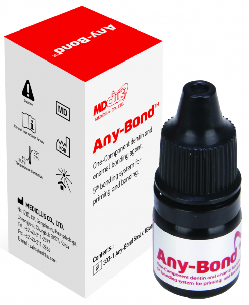 Ені Бонд (Any-Bond, MEDICLUS) Фотополімерна адгезивна система 5-го покоління, банку, 5 мл