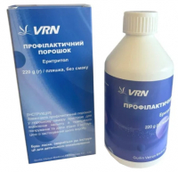 Еритритол, 55 мкм (VRN) Профілактичний порошок для стоматологічного полірування, 220 г, надясенний, без смаку
