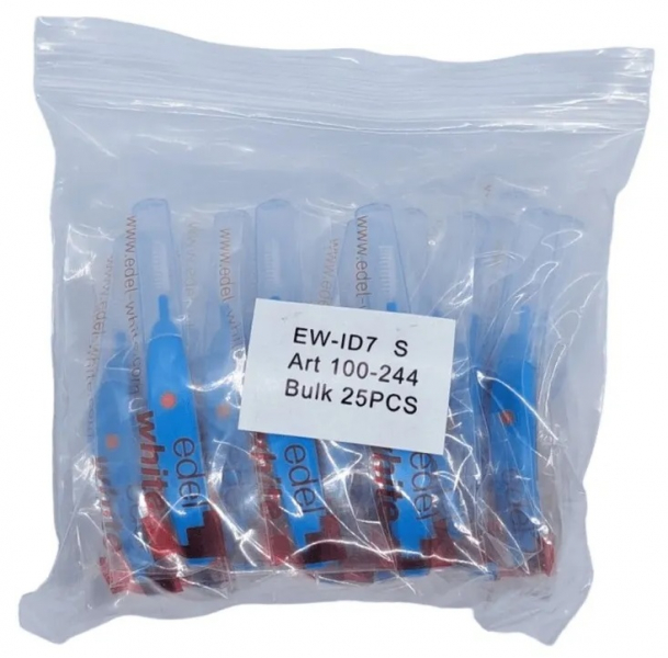 Йоржики Edel+White Easy Flex для міжзубних проміжків S (0,6-3,0 мм) 7640131973229
