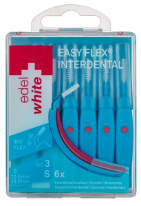 Ершики Edel+White Easy Flex для межзубных промежутков S (0,6-3,0 мм) 7640131973229
