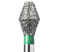EX-11C (Mani) Алмазный бор, окклюзионный, ISO 039/033, зеленый