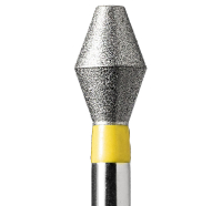 EX-11EF (Mani) Алмазный бор, окклюзионный, ISO 039/032, желтый