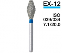 EX-12 (Mani) Алмазний бор, оклюзійний, ISO 039/035