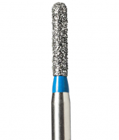 EX-13 (Mani) Алмазний бор, фісурний із закругленим кінцем, ISO140/013, синій
